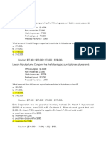 Inventories Reviewer - Problems