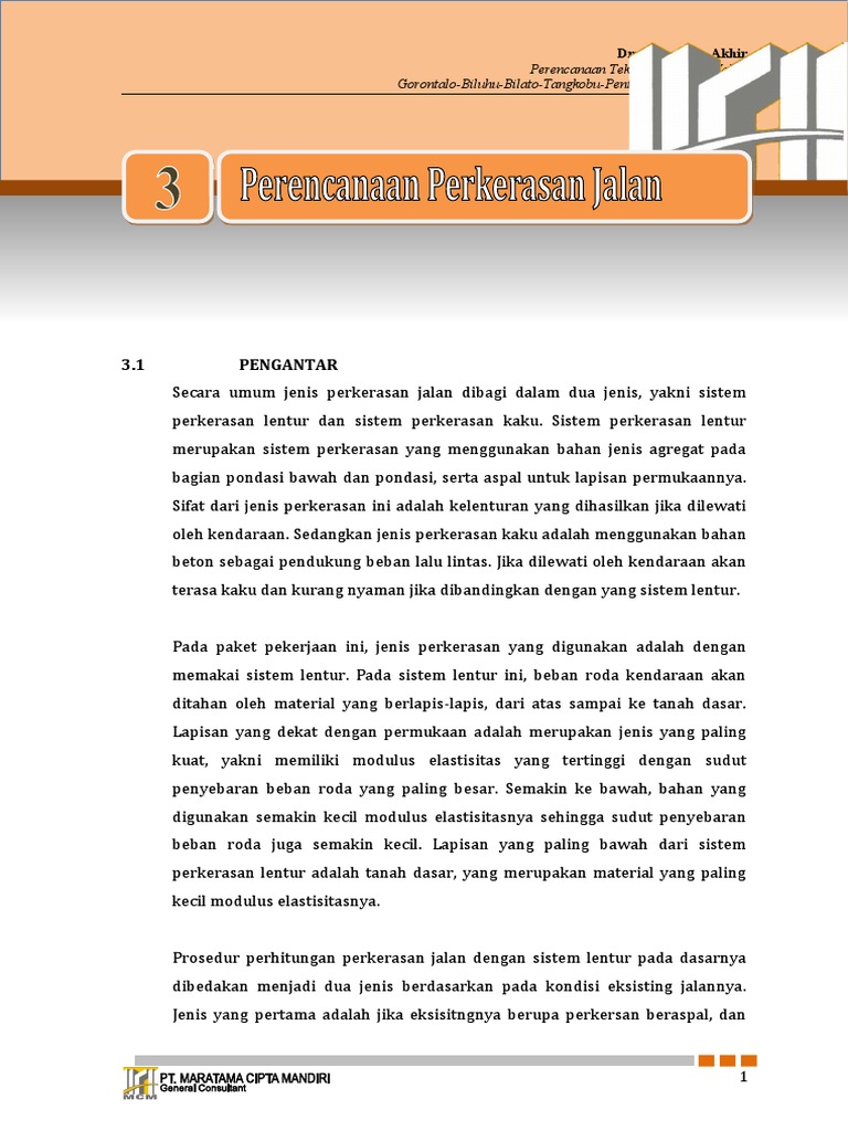 03 Bab 3 Perencanaan Perkerasan Jalan Pdf