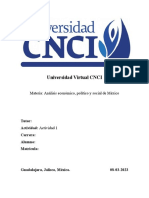 Universidad Virtual CNCI-Actividad 1 Análisis Económico, Político y Social de México
