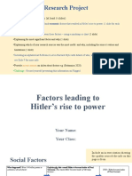 Support Me! Yr 9 Hilter Rise To Power Factors Research Project