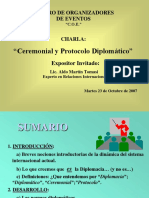 Ceremonial y Protocolo Diplomático