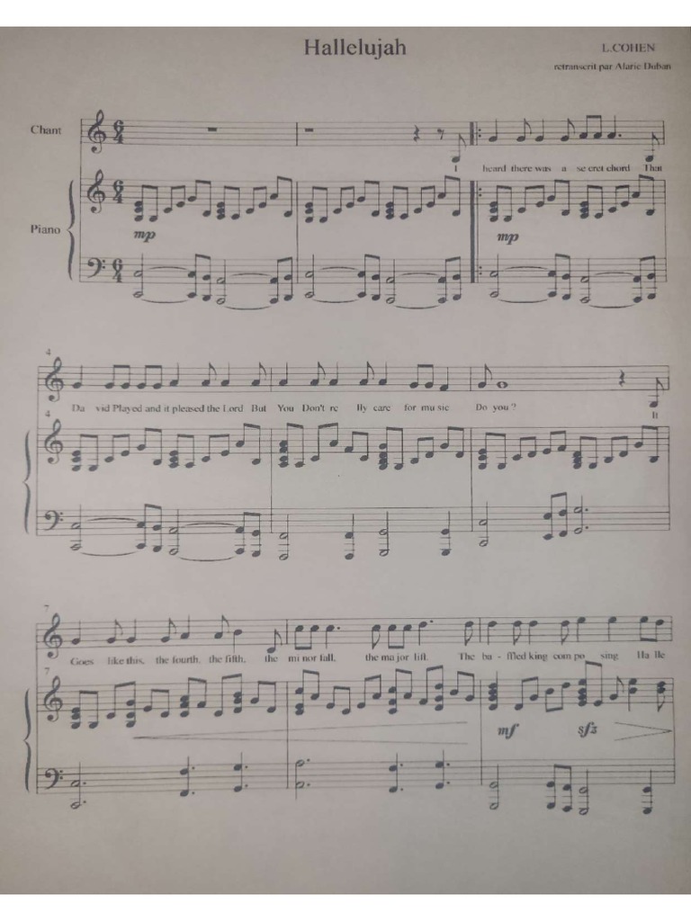 Hallelujah | PDF