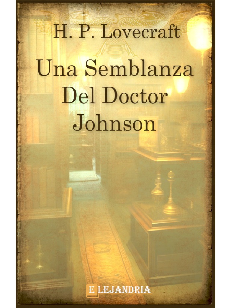 Una Semblanza Del Doctor Johnson-H. P. Lovecraft PDF | PDF | Samuel Johnson