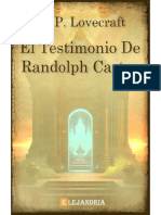 El Testimonio de Randolph Carter-H. P. Lovecraft