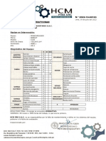 06 Certificado de Operatividad 103 Minicargador Bobcat S185