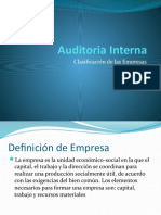 Clasificacion Empresas - Tema #1