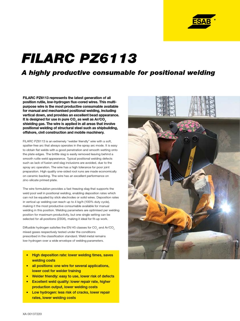 Ps 2027fillarc PZ6113 | PDF | Construction | Welding
