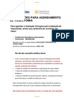 Orientações para Agendamento de Vasectomia