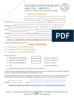 MODULO DI ADESIONE - CT - Public Speaking 2 Quadr 2022