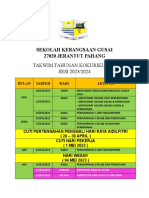 Takwim Kokurikulum Sesi 2023/2024