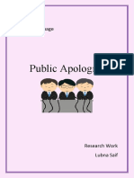 Public Apologies