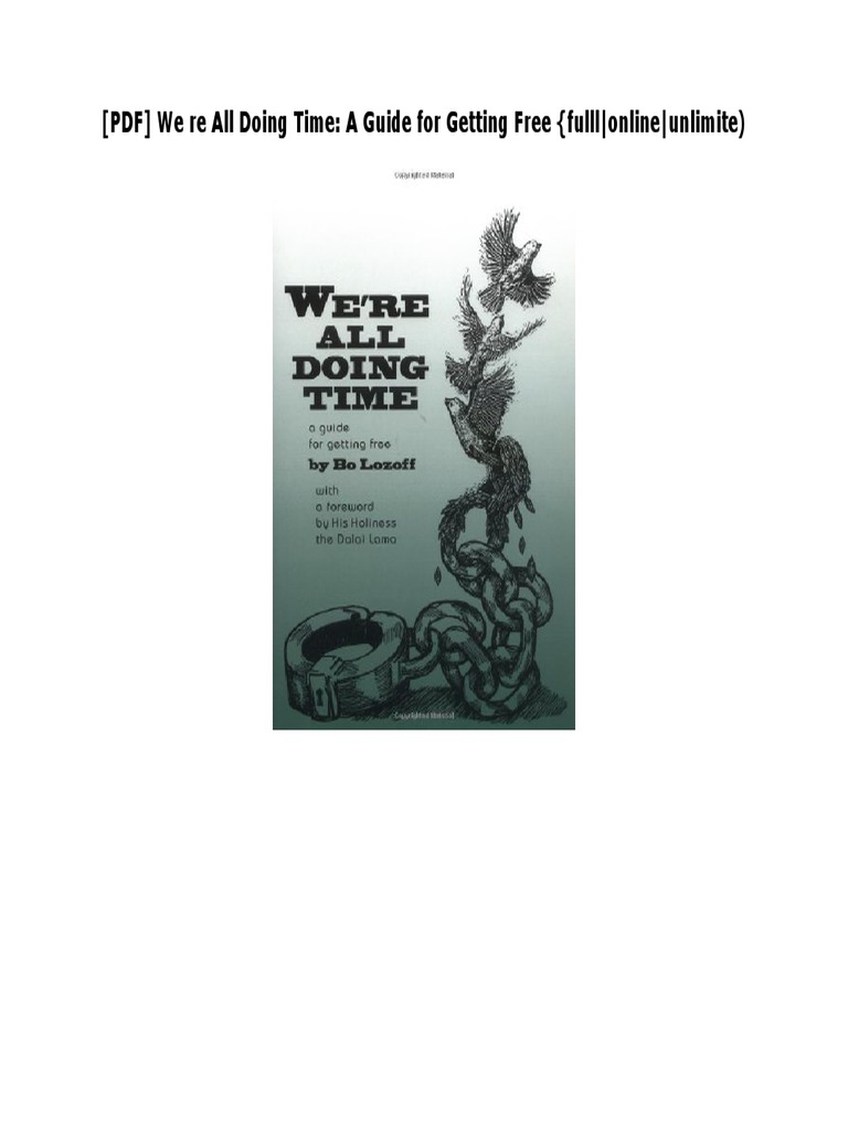 We’re All Doing Time by Bo Lozoff PDF Religion &