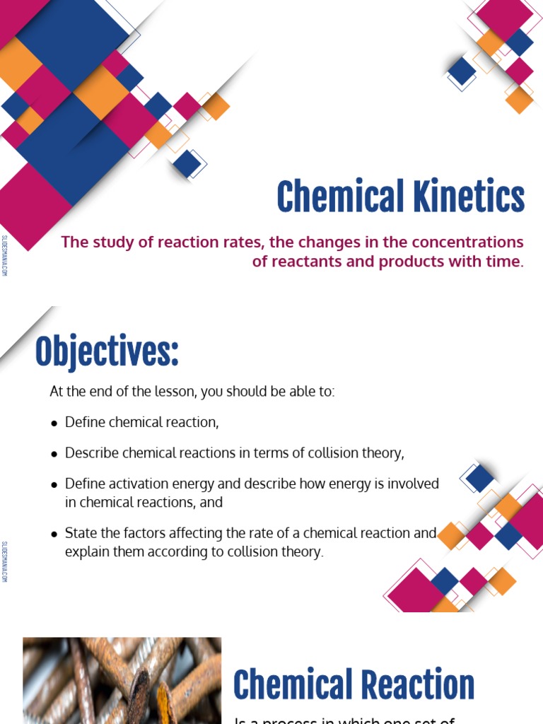 Chemical kinetics pdf reaction rate chemical reactions