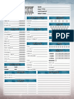 Essence Character Sheet