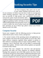 Online Banking Security Tips