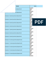 Simple Yearly Vacation Sick Leave Personal Leave Tracker Template