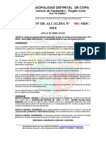 Resolucion # 2014 Aprueba Contrato Locacion de Servicios A Contador