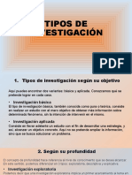 Tipos de Investigacion