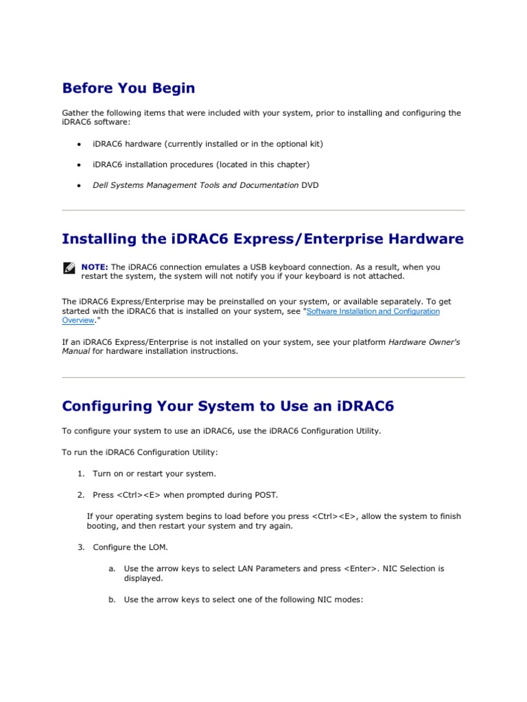 IDRAC6 Material | PDF | Network Interface Controller | World Wide Web