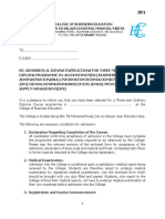 Three-Yr Diploma Joining Form March 2023 PDF