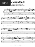 13 - Arpeggio Study