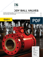 CAT - E601 - Split Body Ball Valve - 2020 PDF