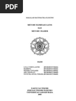 Download Eliminasi Gauss  Metode Cramer by Khairudi SN63063048 doc pdf