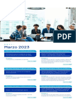 Calendario Marzo 2023 Capacitaciones SST