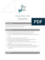 Activity Template - Project Charter PDF