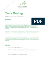 Activity Template - Meeting Agenda PDF