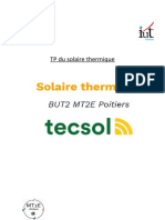 Rapport Du TP-solaire Thermique