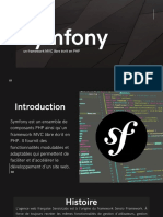 Présentation Sur Symfony