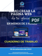 Cuaderno de Trabajo Como Crear La Página Web de Tu Iglesia