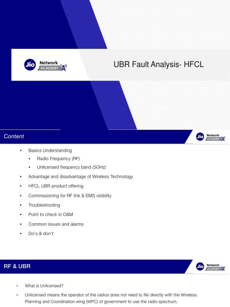 Ubr HFCL | PDF | Wireless Network | Computer Network