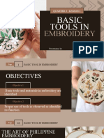 Basic Tools in Embroidery