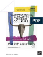 Exposition "Célébration Picasso, La Collection Prend Des Couleurs" Au Musée Picasso Jusqu'au 27 Août 2023