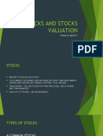 Stocks and Stocks Valuation