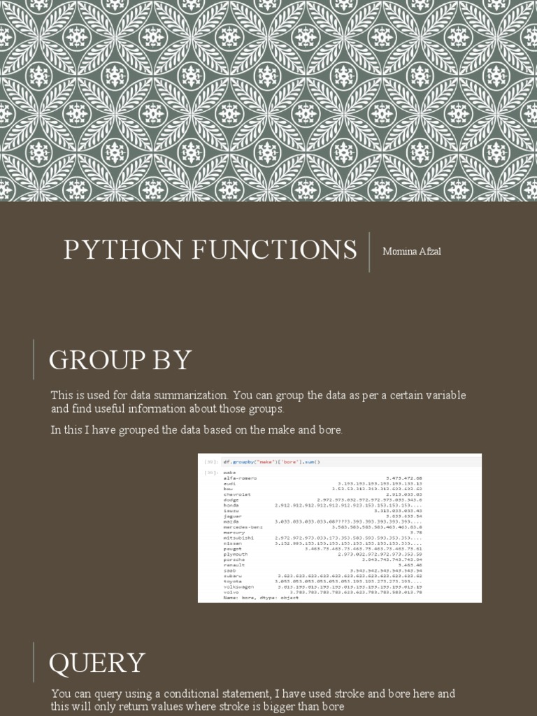Python Functions | PDF