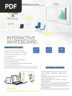 Interactive Whiteboard Datasheet 0110 PDF