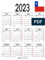 Calendario 2023 Chile Con Feriados