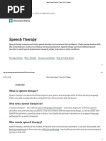 Speech Therapy - What Is It - Types, Tests & Treatment