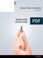 Tamaño Pequeño Detección Estable: Sensor Láser Compacto