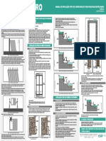 MANUAL DE INSTALACAO ESQUADRIAS PARAF CONTRAMARCO  PORTA DE CORRER