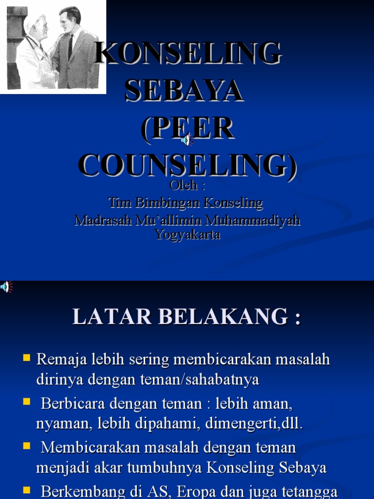 Konseling Sebaya | PDF