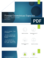 Formas Geométricas Espaciais