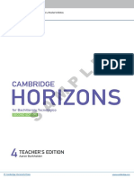 Cambridge Horizons 2nd Edition - TE - Nivel 4