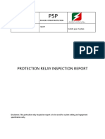 Protection Relay Inspection Report
