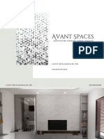 Avant Spaces Interior Design Project for Rajagopalan Iyer
