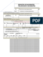 SST - Registro de Incidentes Peligrosos e Incidentes 03-2022