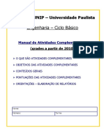 Manual de Atividades Complementares da Engenharia